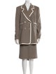 Louis Feraud Striped Skirt Suit