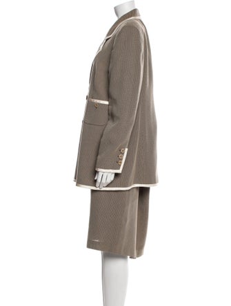 Louis Feraud Striped Skirt Suit