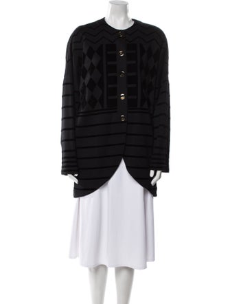 Louis Feraud Wool Striped Jacket