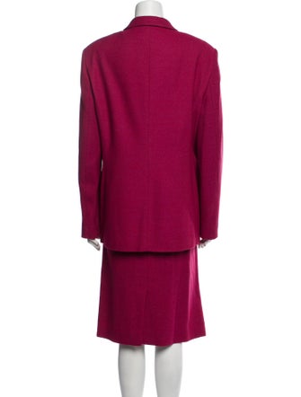 Louis Feraud Virgin Wool Skirt Set