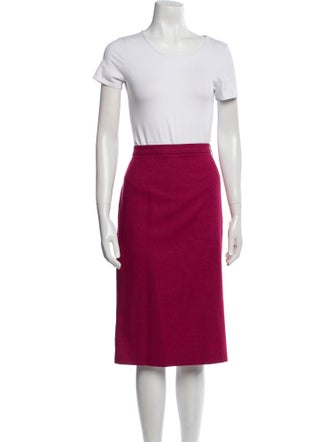 Louis Feraud Virgin Wool Skirt Set