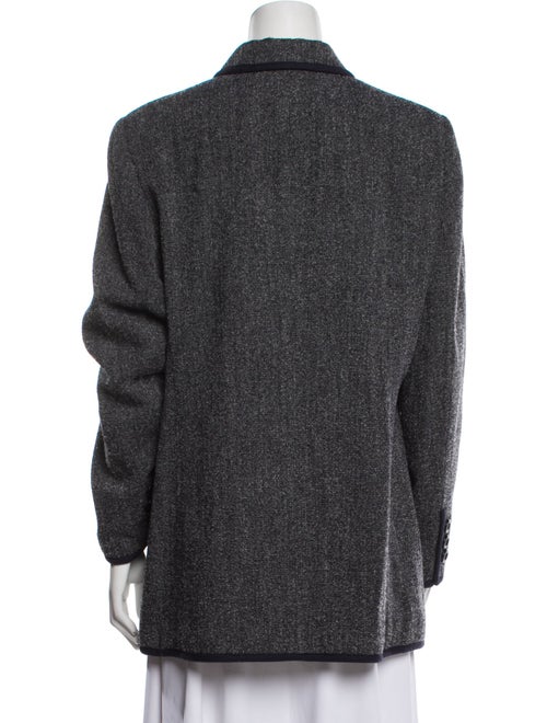 Louis Feraud Virgin Wool Printed Blazer