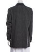 Louis Feraud Virgin Wool Printed Blazer
