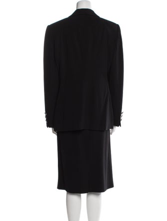 Louis Feraud Virgin Wool Skirt Set