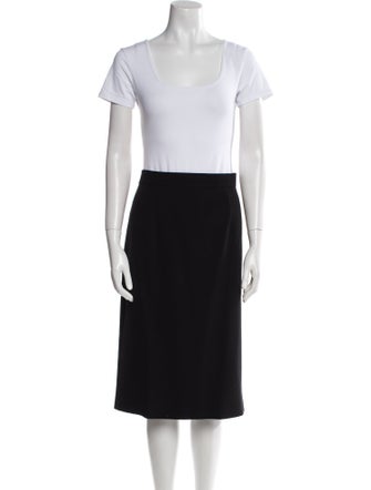 Louis Feraud Virgin Wool Skirt Set