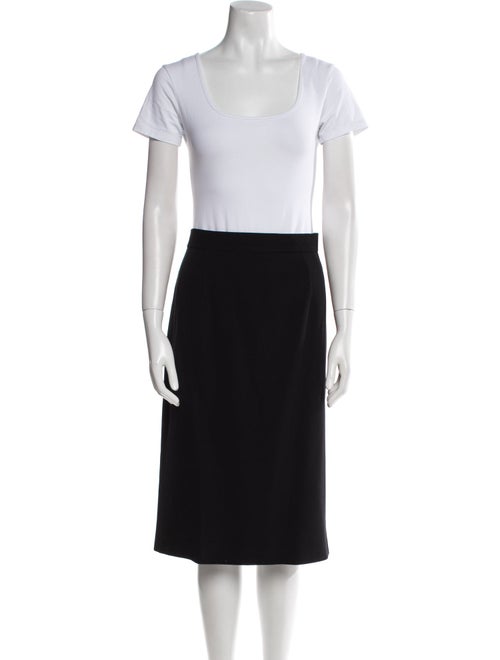 Louis Feraud Virgin Wool Skirt Set