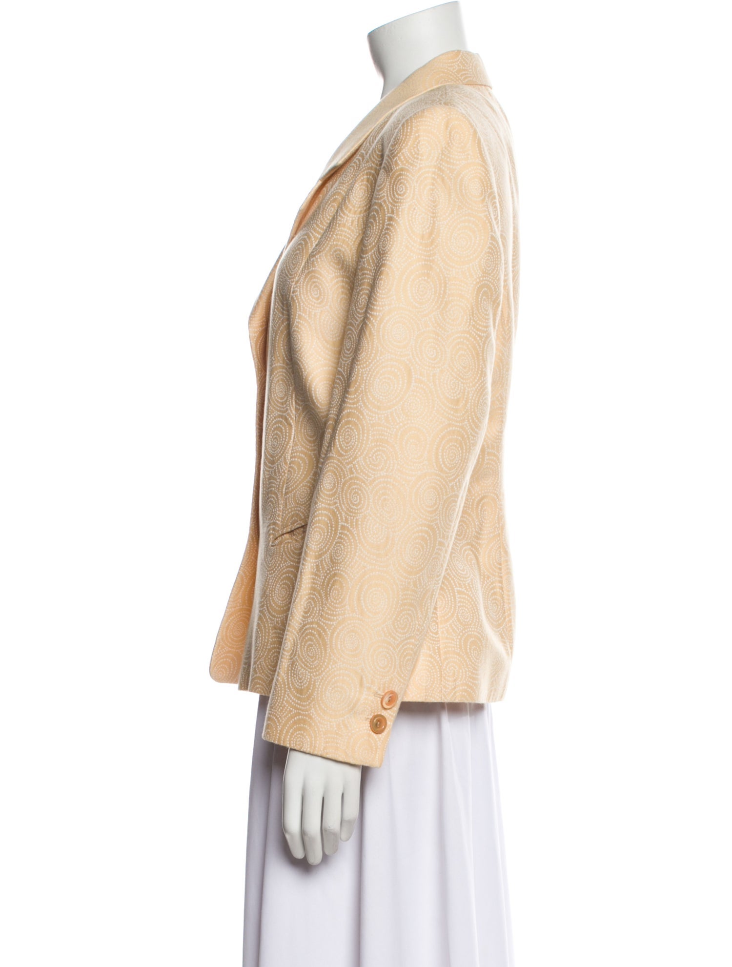 Louis Feraud Tweed Pattern Blazer