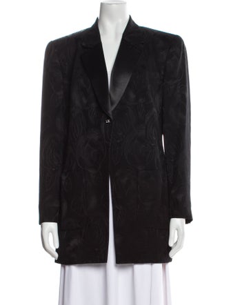 Louis Feraud Floral Print Blazer
