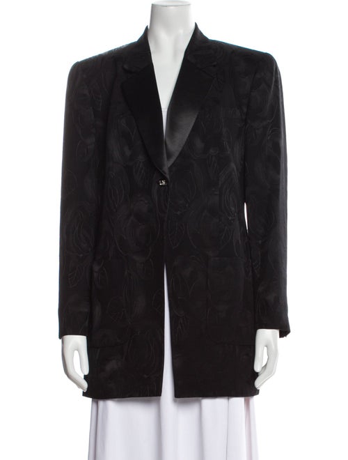 Louis Feraud Floral Print Blazer