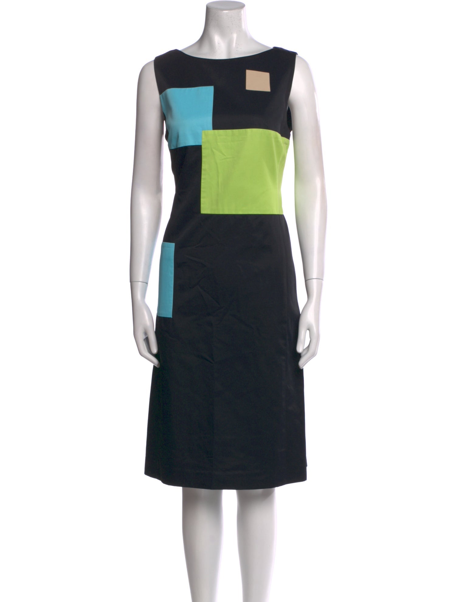 Louis Feraud Printed Knee-Length Dress