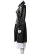 Louis Feraud Leather Trench Coat