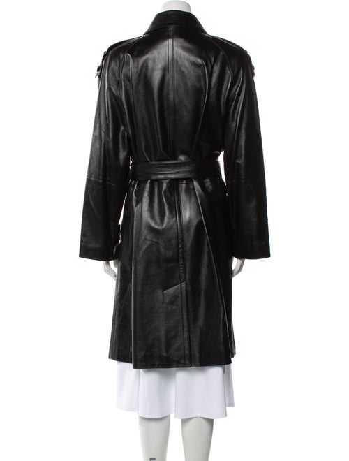 Louis Feraud Leather Trench Coat