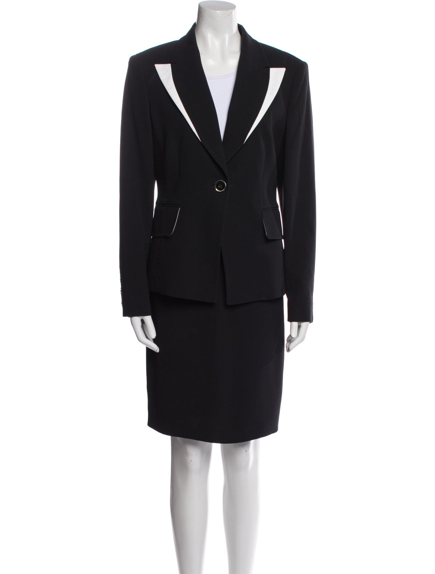 Louis Feraud Silk Skirt Suit