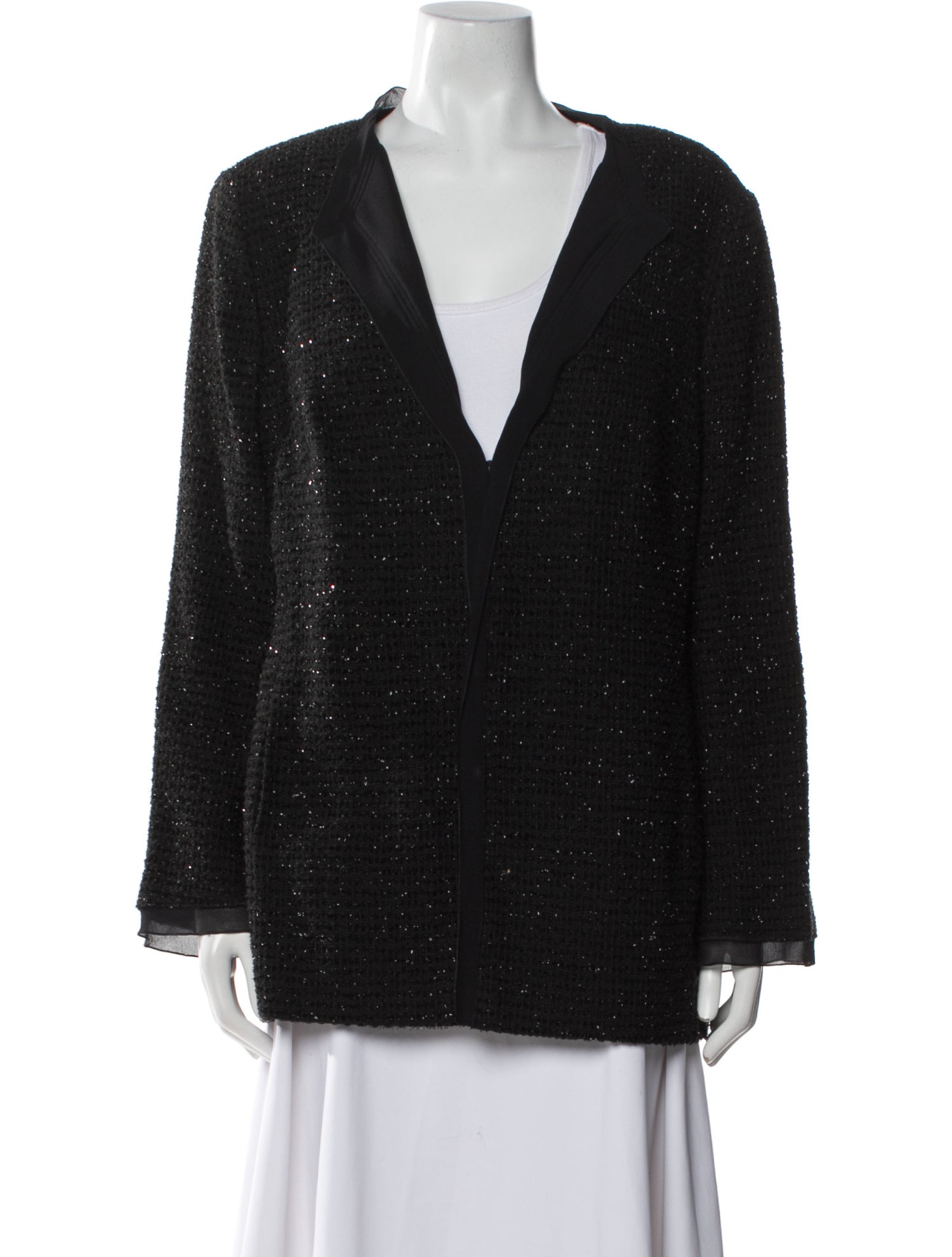 Louis Feraud Tweed Pattern Evening Jacket