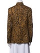 Louis Feraud Wool Animal Print Blazer