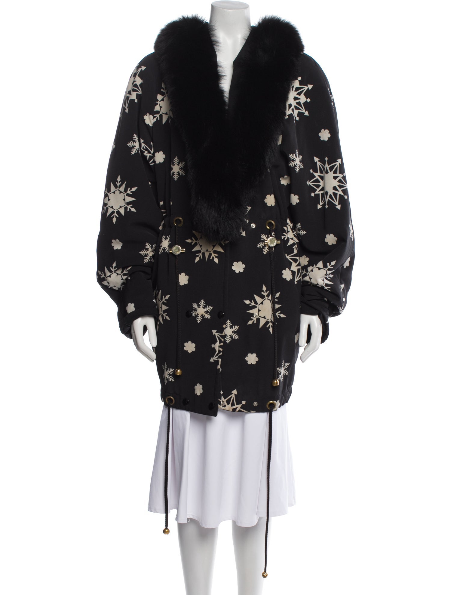 Louis Feraud Floral Print Coat
