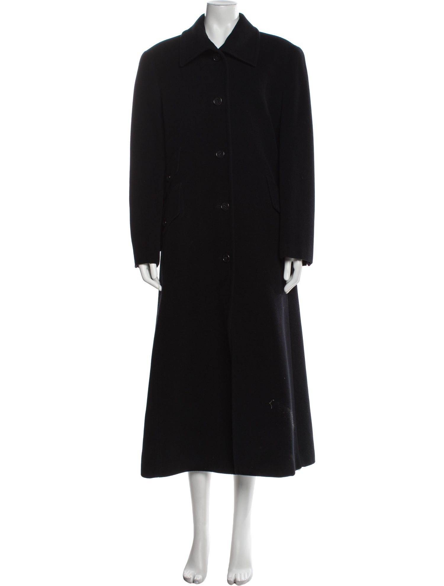 Louis Feraud Angora Trench Coat