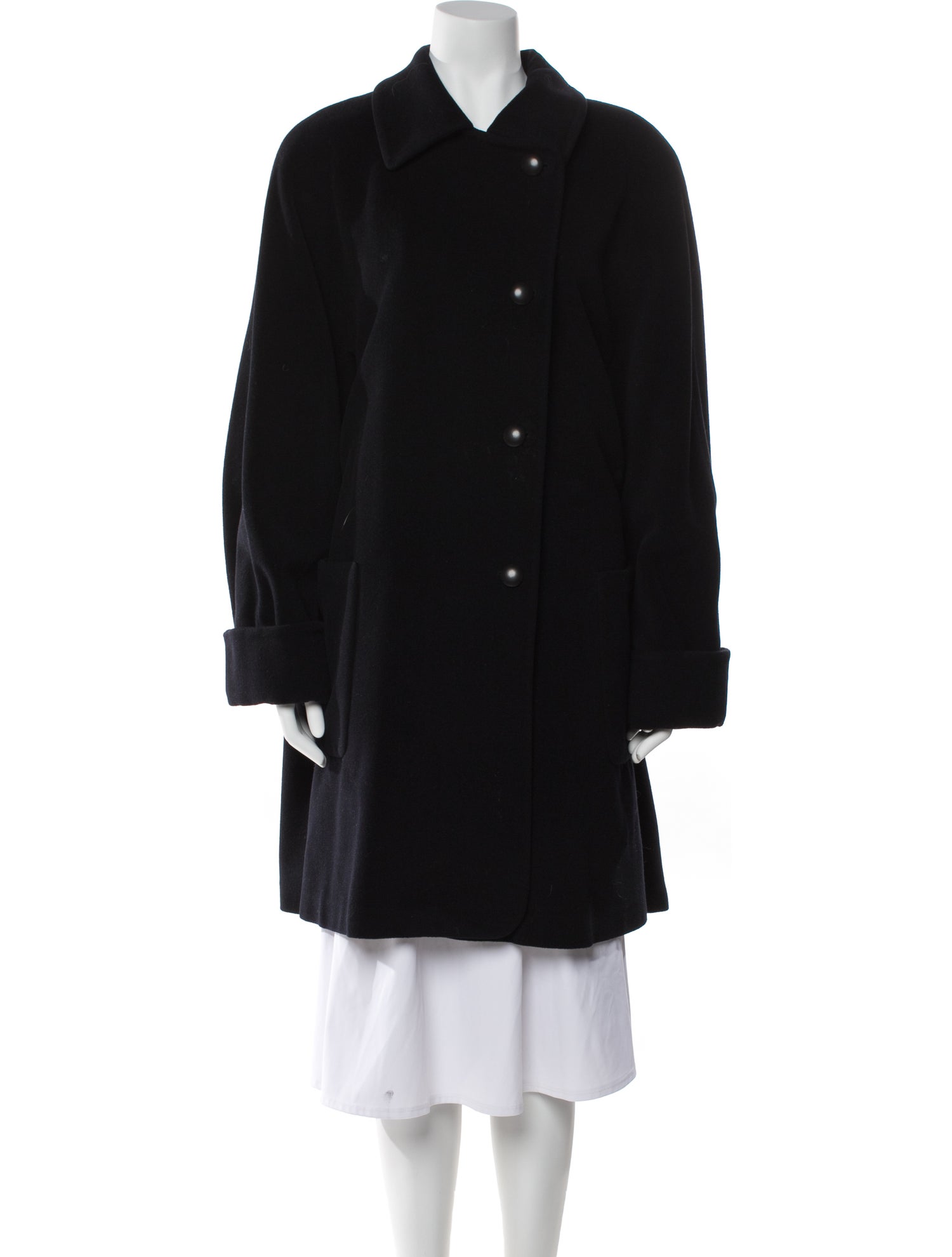 Louis Feraud Lambswool Peacoat