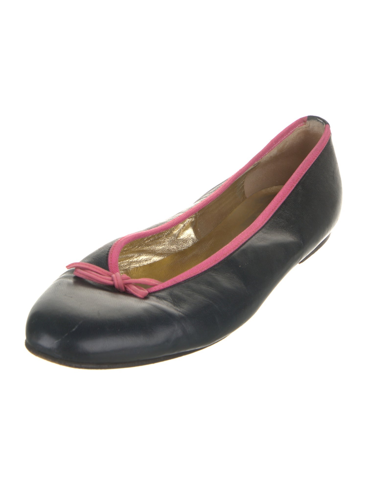 Louis Feraud Leather Ballet Flats