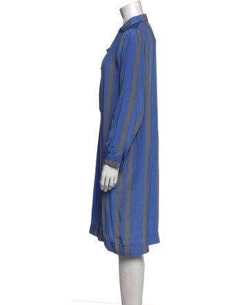 Louis Feraud Silk Knee-Length Dress
