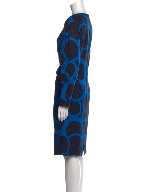 Louis Feraud Silk Knee-Length Dress
