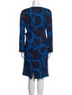 Louis Feraud Silk Knee-Length Dress