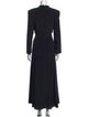 Louis Feraud Square Neckline Long Dress