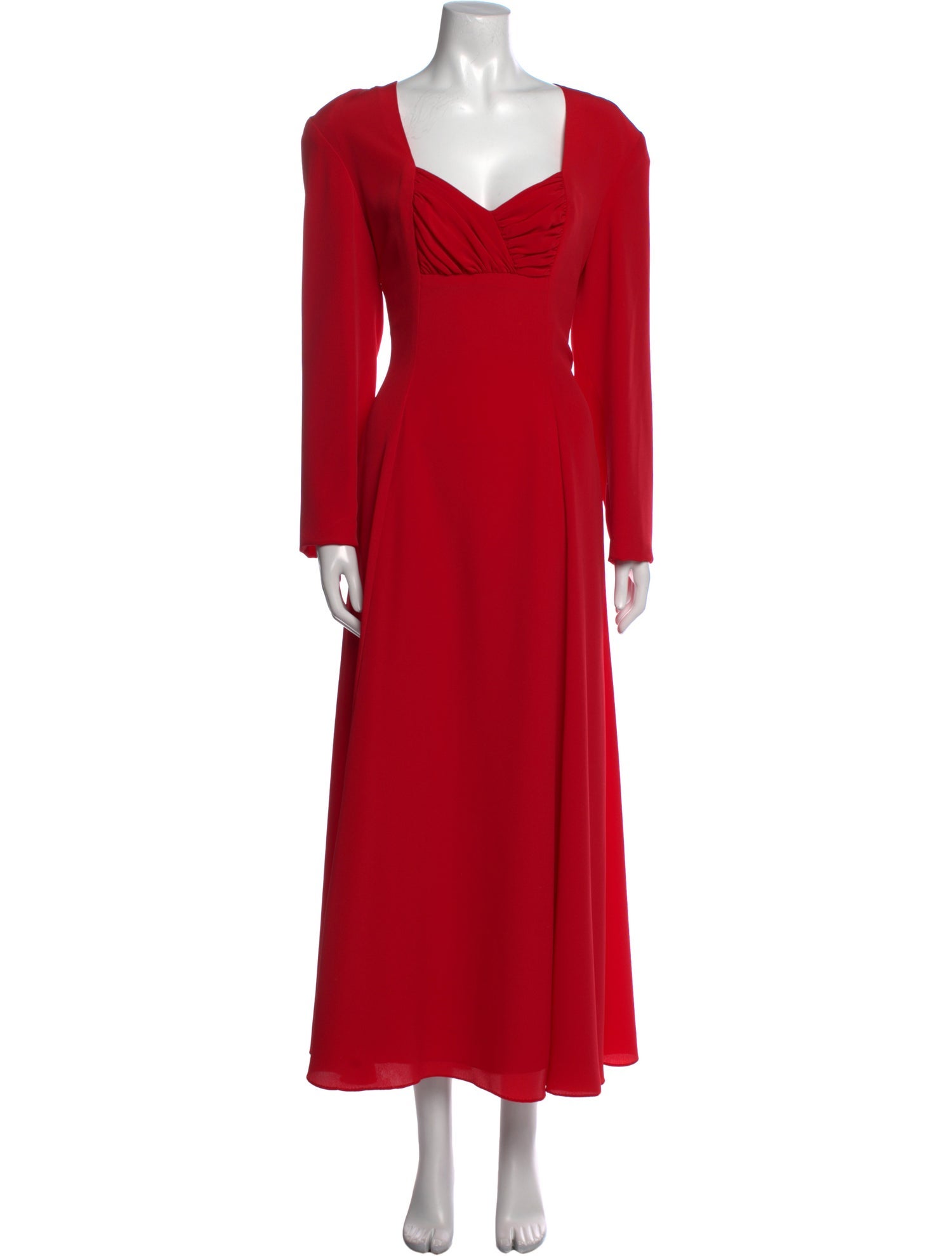 Louis Feraud Cowl Neck Long Dress