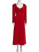 Louis Feraud Cowl Neck Long Dress