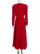 Louis Feraud Cowl Neck Long Dress