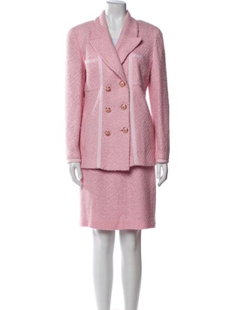 Louis Feraud Grosgrain Trim Skirt Set