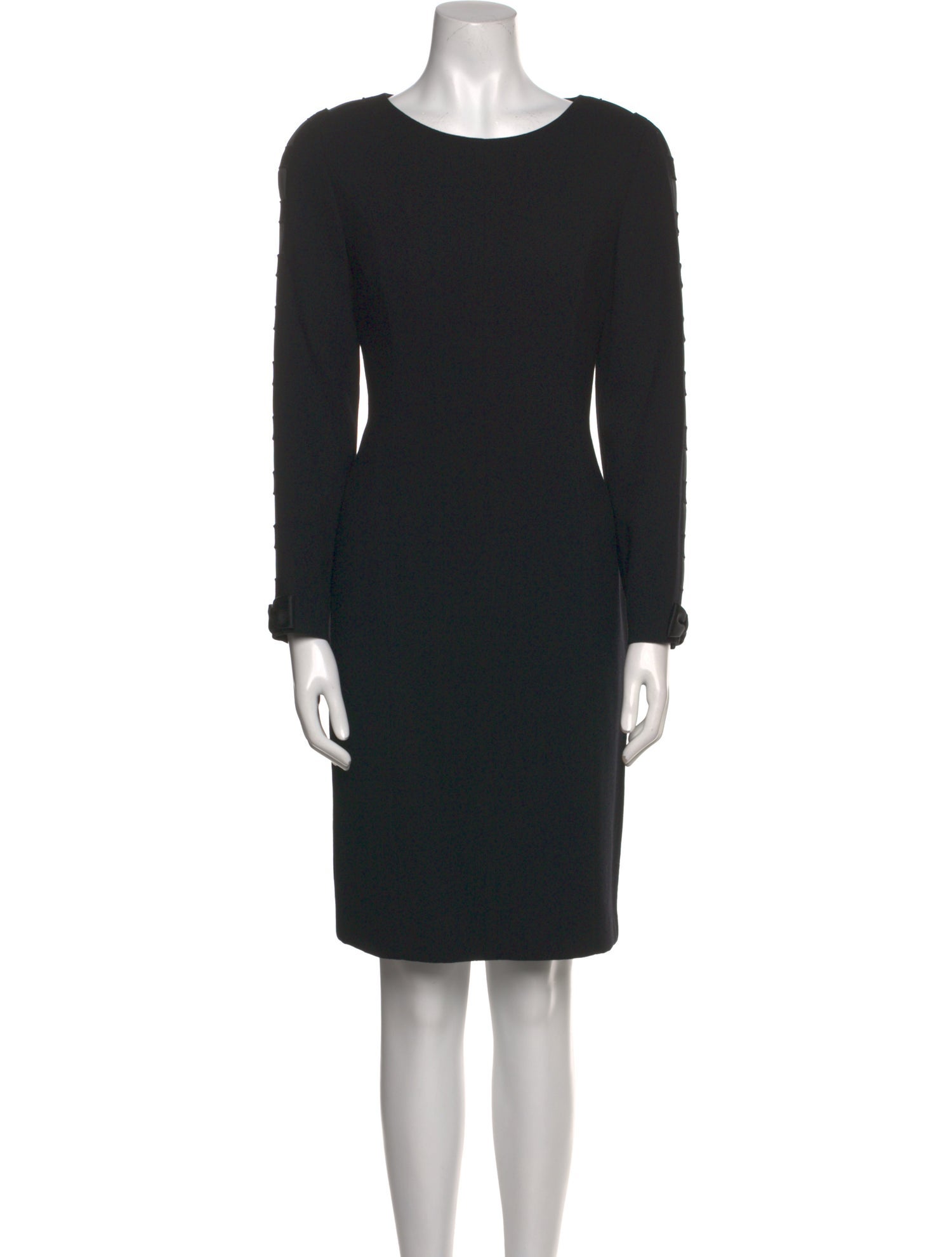 Louis Feraud Wool Knee-Length Dress