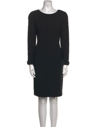 Louis Feraud Wool Knee-Length Dress