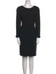 Louis Feraud Wool Knee-Length Dress