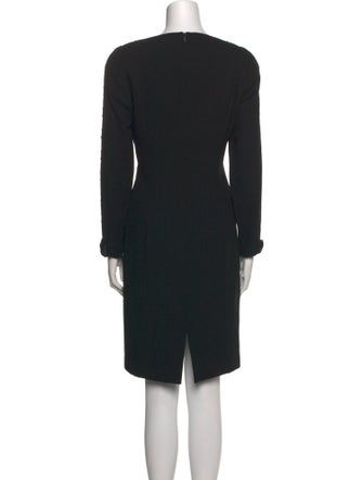 Louis Feraud Wool Knee-Length Dress