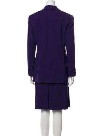 Louis Feraud Wool Skirt Set