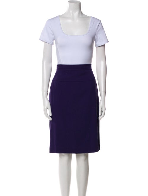 Louis Feraud Wool Skirt Set