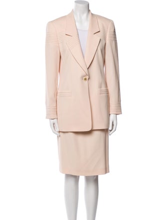 Louis Feraud Virgin Wool Skirt Suit