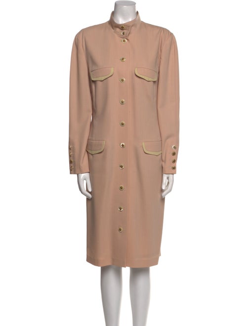 Louis Feraud Wool Knee-Length Dress