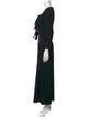 Louis Feraud Square Neckline Long Dress