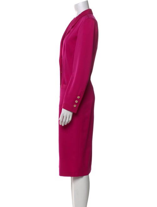 Louis Feraud Wool Midi Length Dress