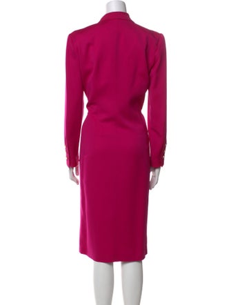 Louis Feraud Wool Midi Length Dress