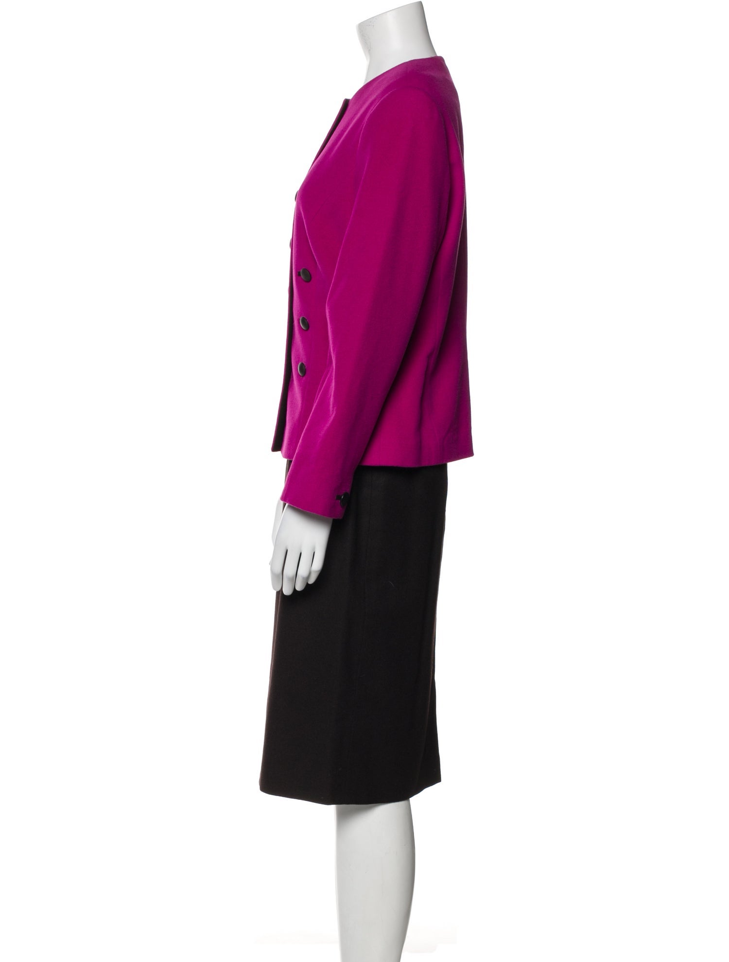 Louis Feraud Cashmere Skirt Suit