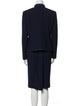 Louis Feraud Virgin Wool Skirt Set
