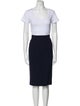 Louis Feraud Virgin Wool Skirt Set