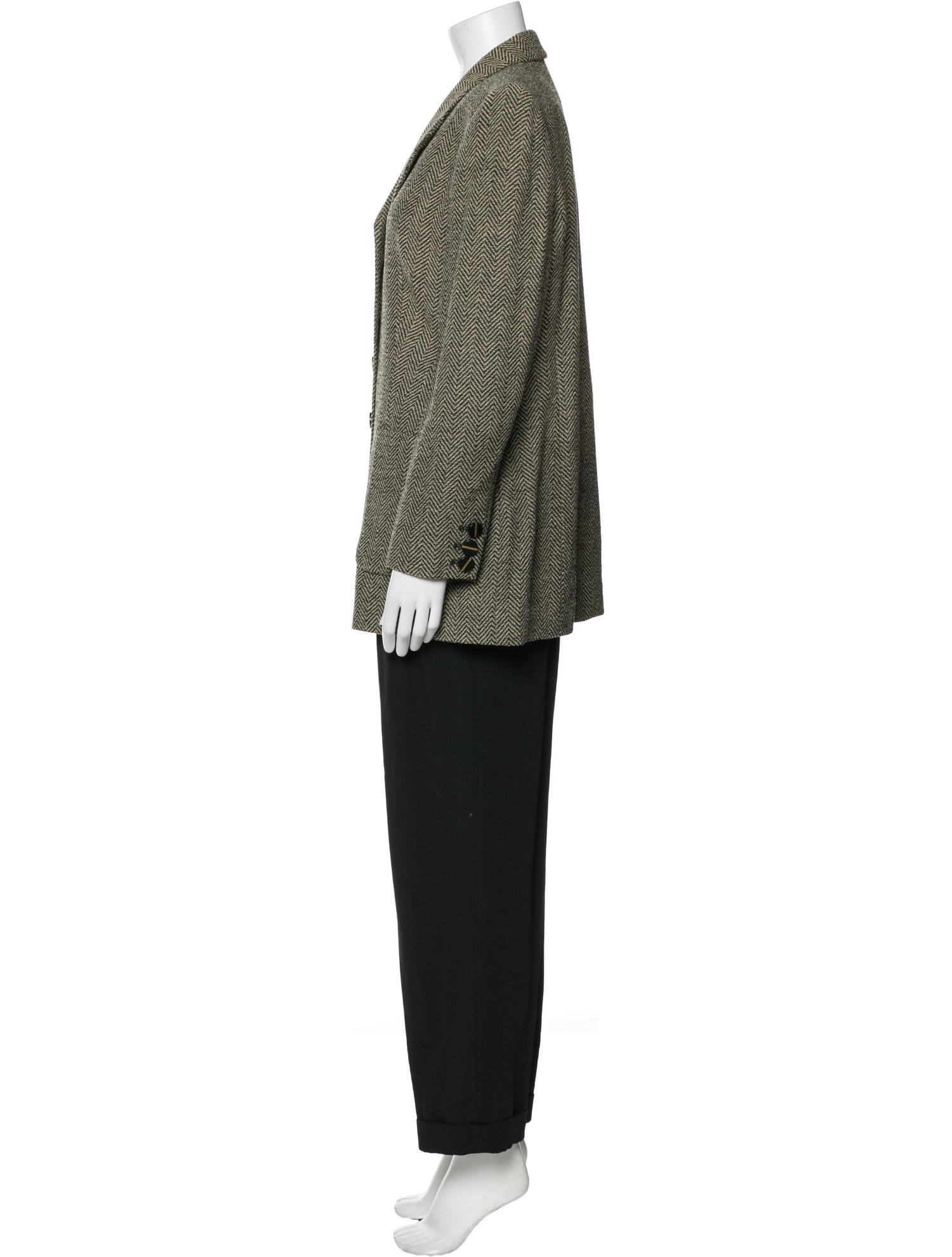 Louis Feraud Virgin Wool Pantsuit