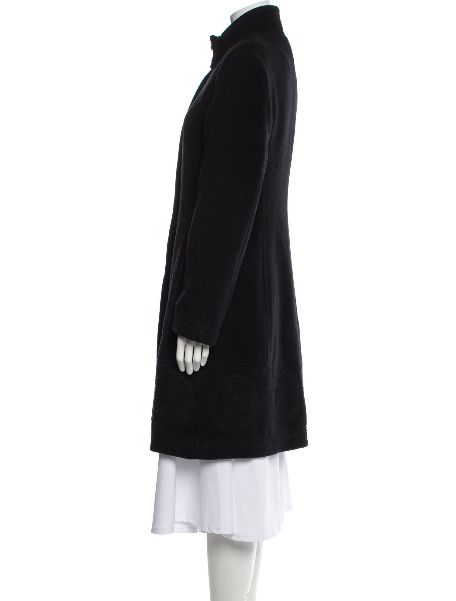 Louis Feraud Angora Faux Fur Coat