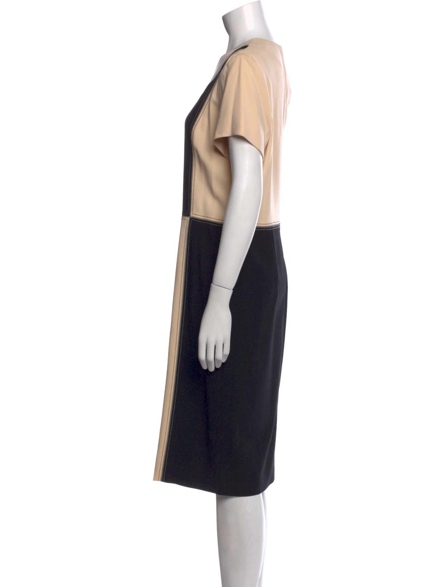 Louis Feraud Wool Midi Length Dress