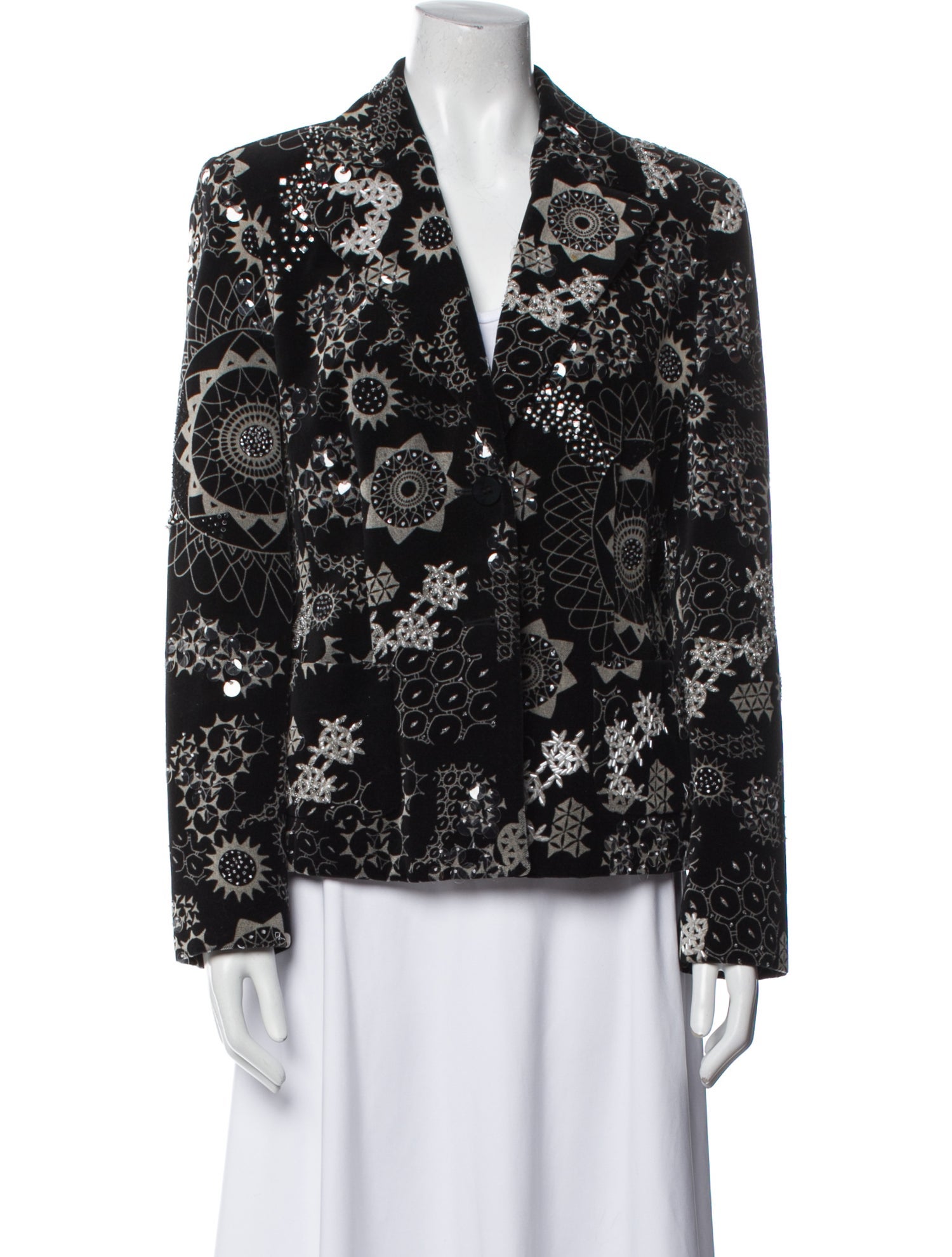 Louis Feraud Vintage Printed Blazer