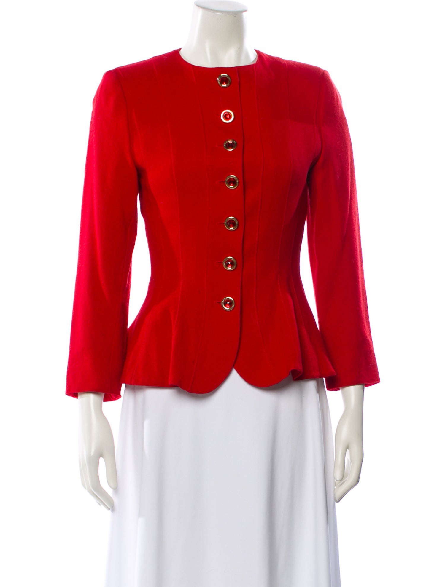 Louis Feraud Vintage Wool Evening Jacket